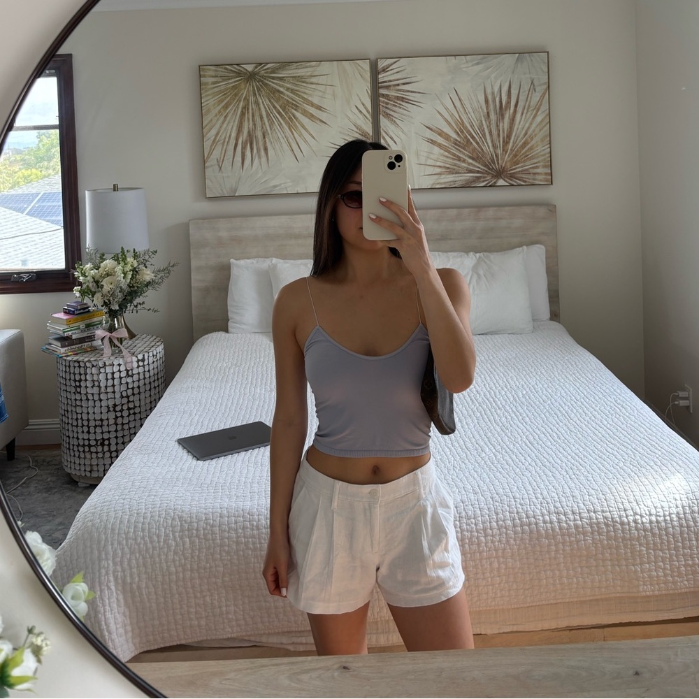 Lavender Tank Crop Top